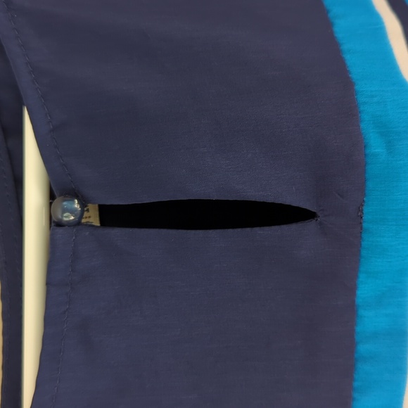 Old Navy Sleeveless Rainbow Stripe Shift Dress M Blue Pink - Picture 6 of 16